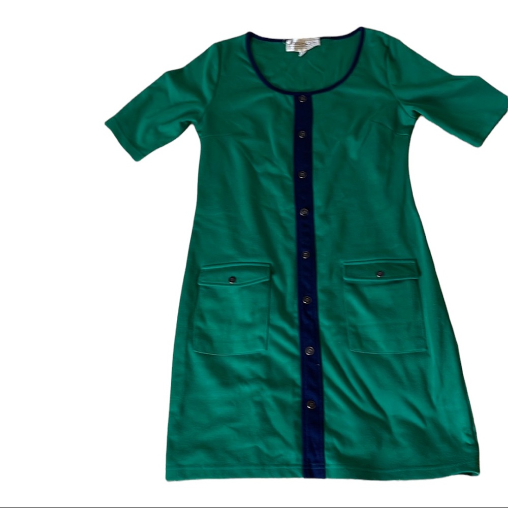 Green Forever 21 Button Detail Dress